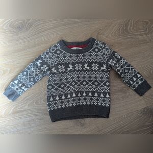 4/$10 ✨ George Baby Faire Isle Patterned Holiday Sweater